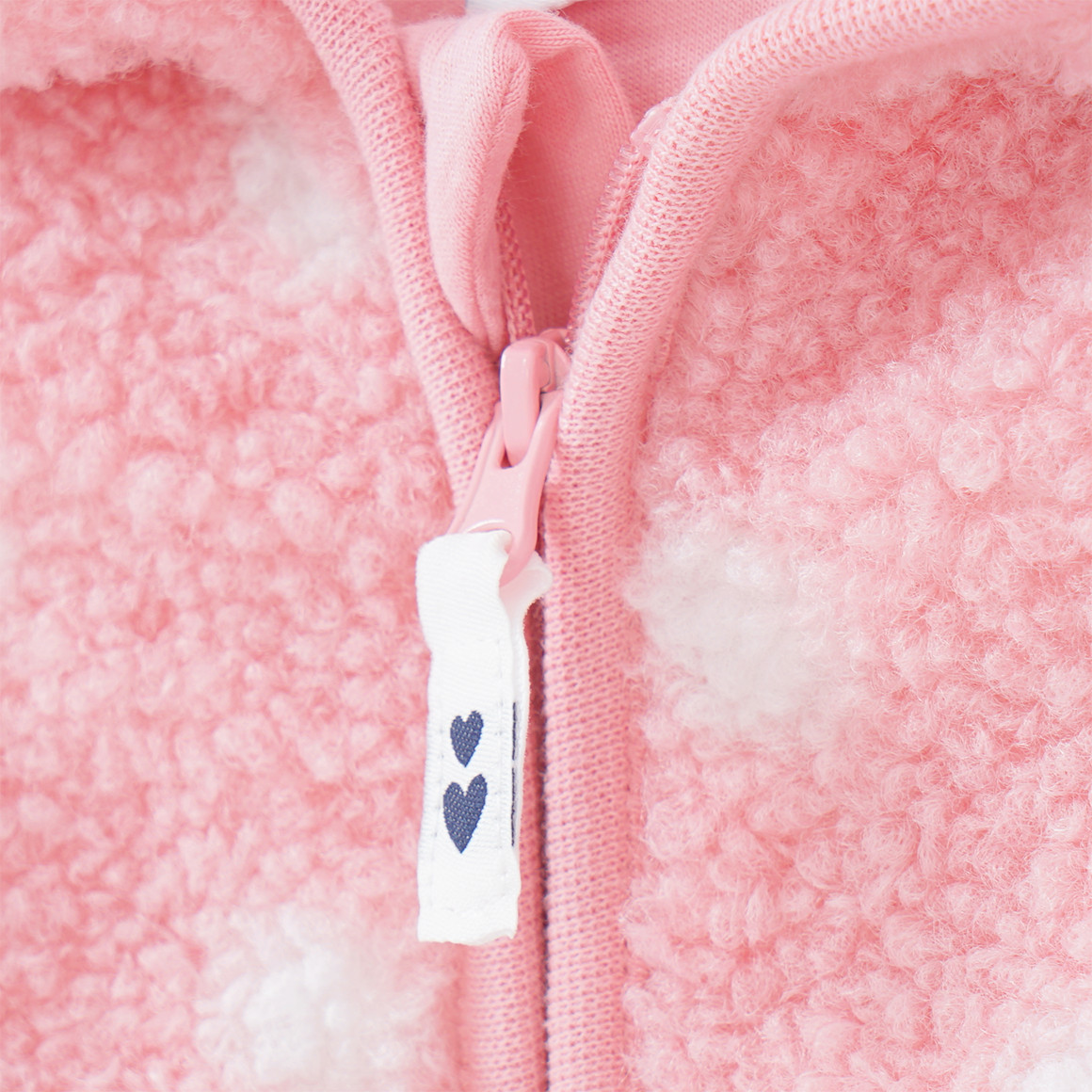 Newborn Kuscheljacke aus Teddyplüsch