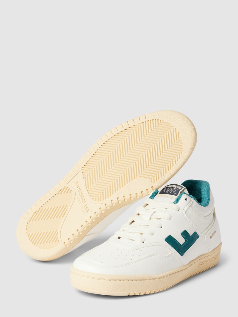 Sneaker mit Label-Details Modell 'Retro 90s' in ozean blau