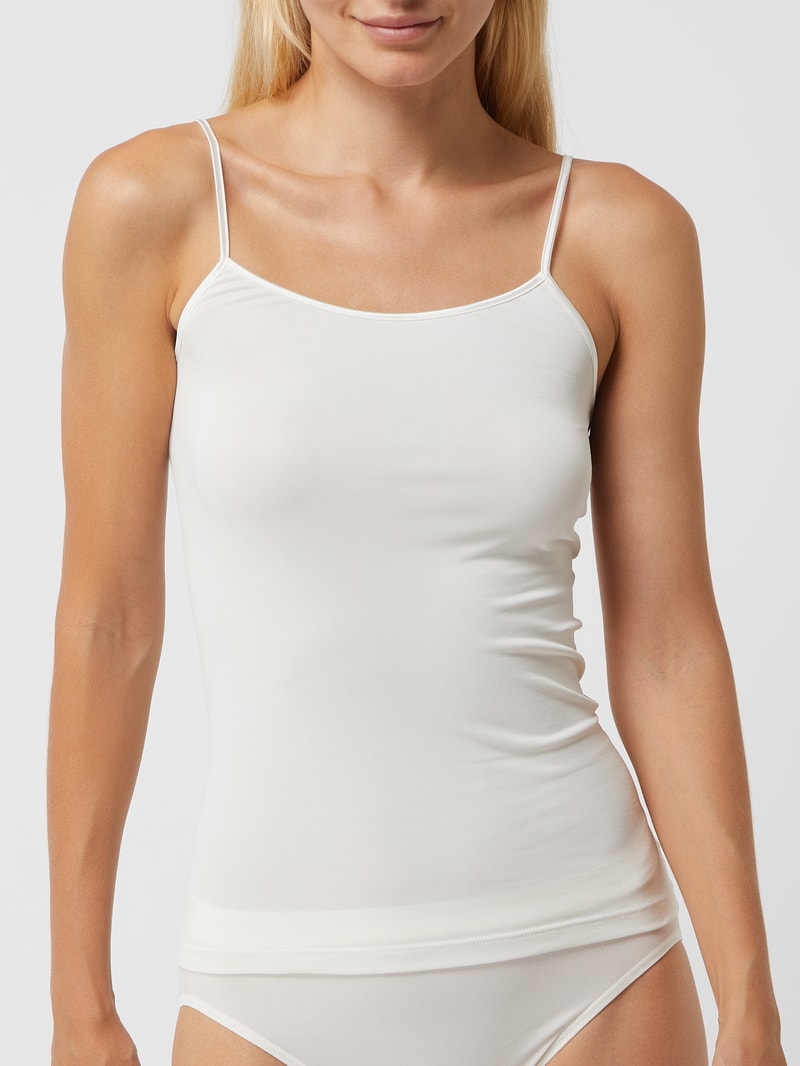Unterhemd aus Viskosemischung Modell 'Emotion' in beige