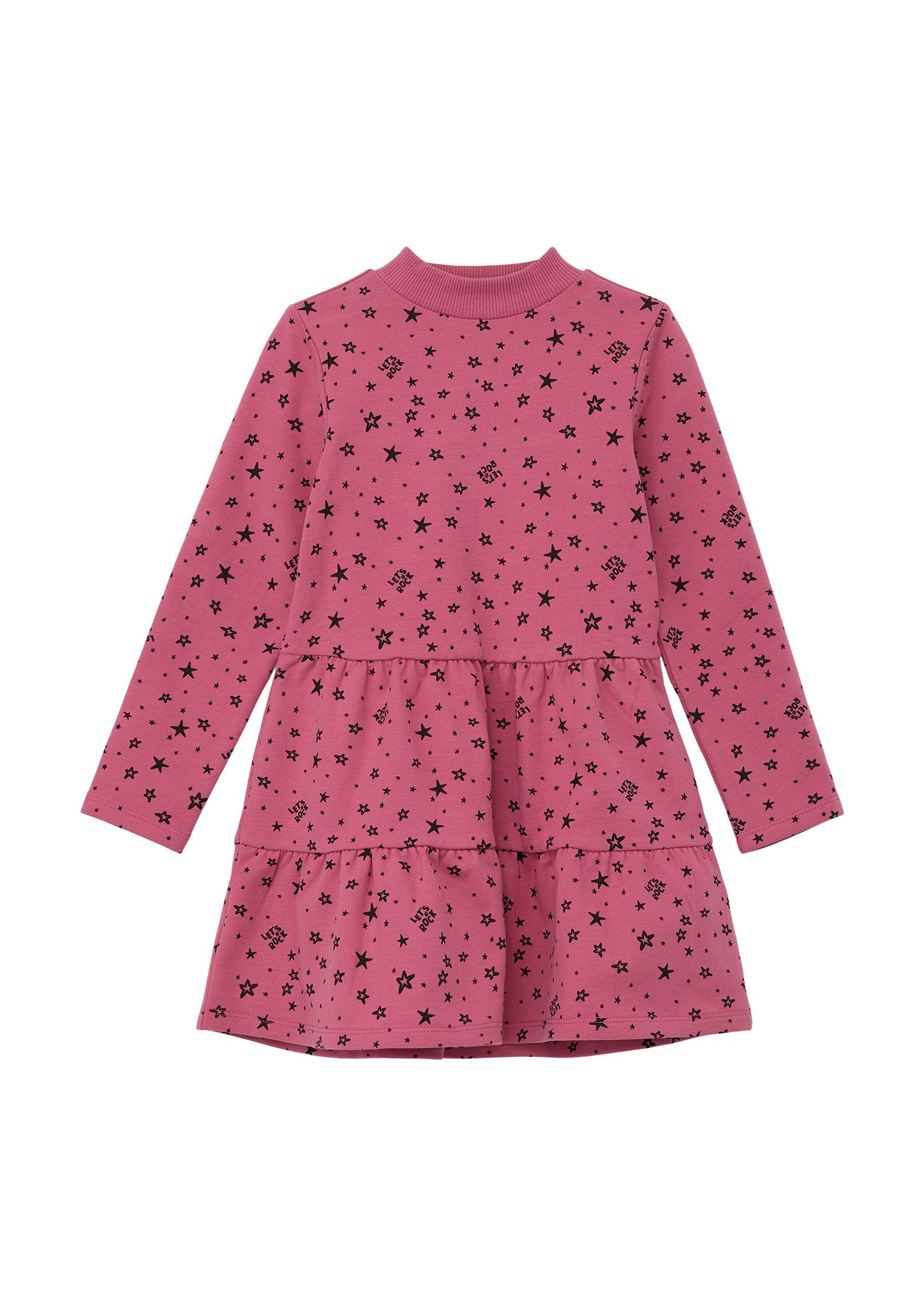 s.Oliver Minikleid Sweatkleid mit Volants Volants