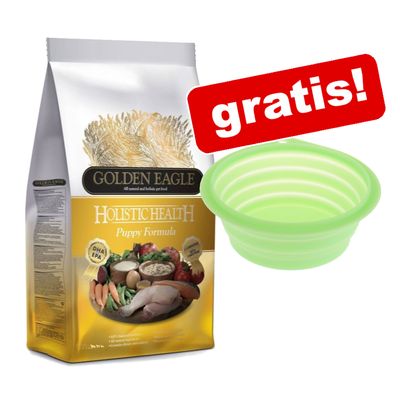 6 kg Golden Eagle Holistic Puppy + 500 ml Silicon Reisenapf gratis!