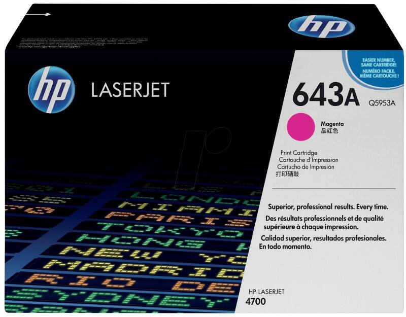 HP 643A Original Tonerkartusche Q5953A Magenta