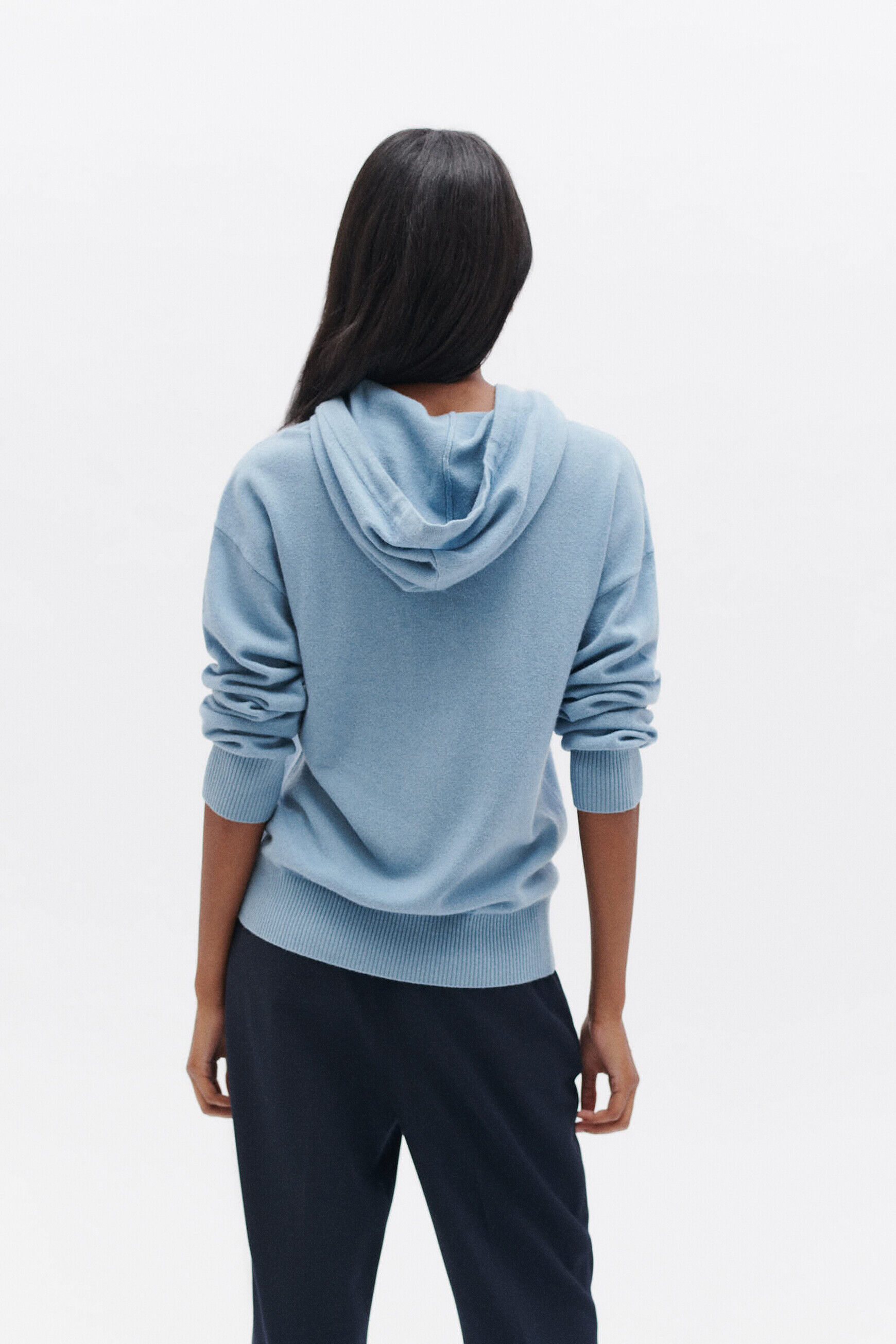 Pull marik bleu ciel femme