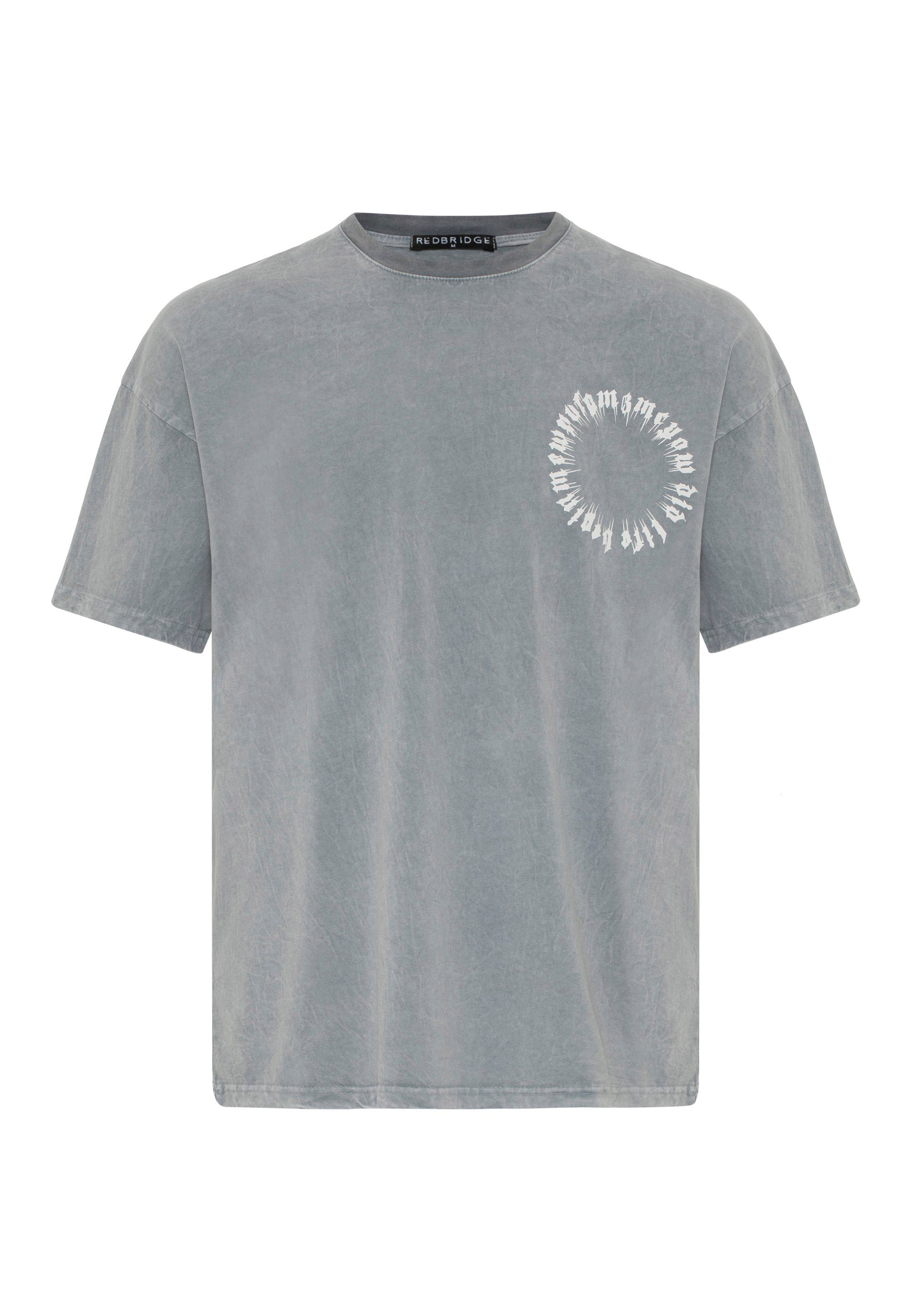 RedBridge T-Shirt Runcorn mit großflächigem Print auf dem Rücken
