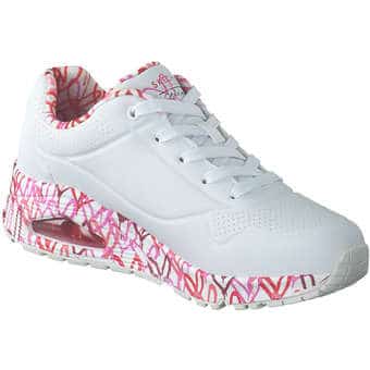 Skechers Uno Loving Love Sneaker in weiß