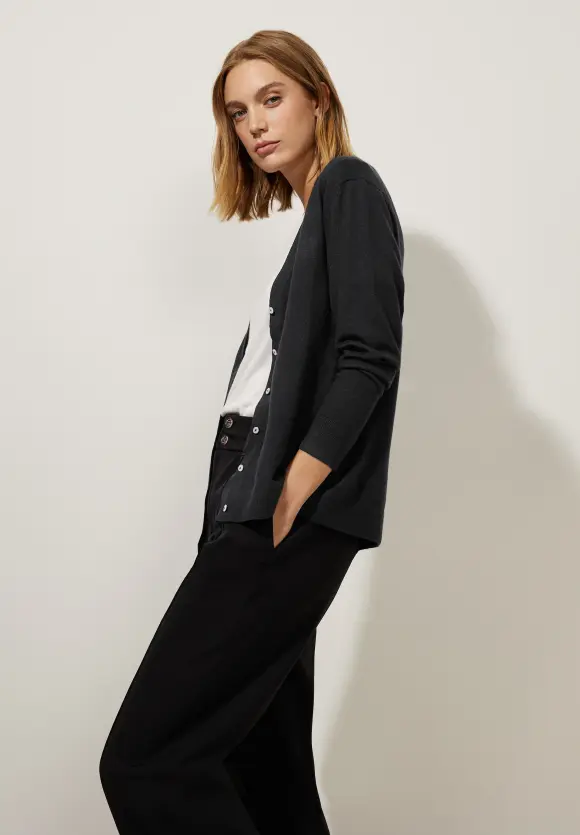 Street One Cardigan mit V-Ausschnitt