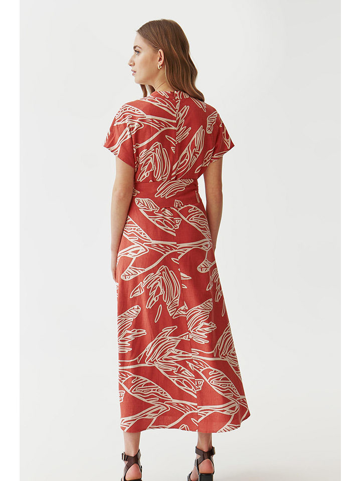 TATUUM Kleid in Weiß/ Rot günstig kaufen