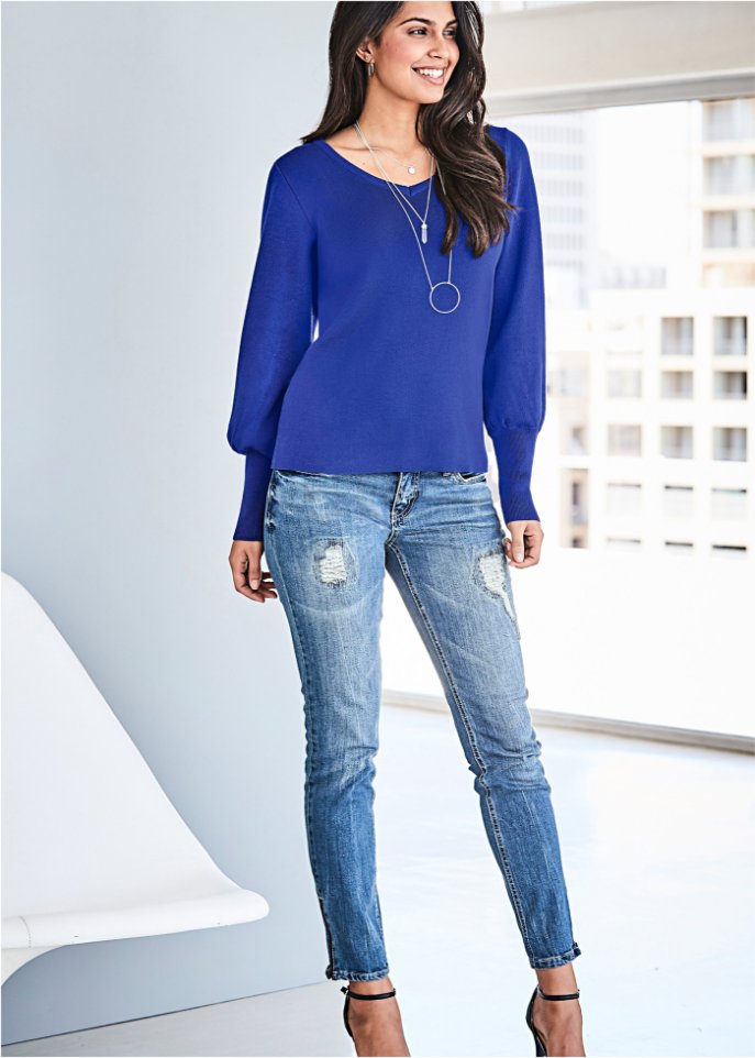 Pullover mit Ballonärmeln