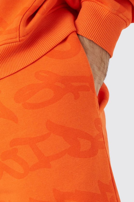 Jogginghose mit Graffiti-Print