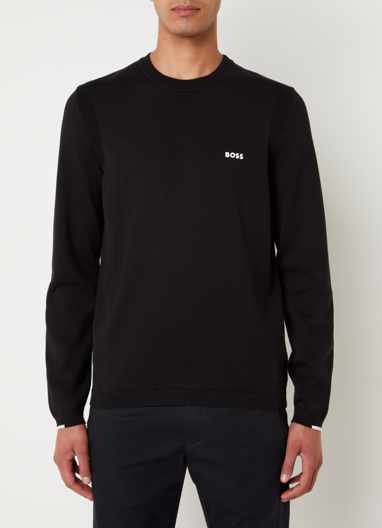 HUGO BOSS Ever-X fine-knit pullover with logo
