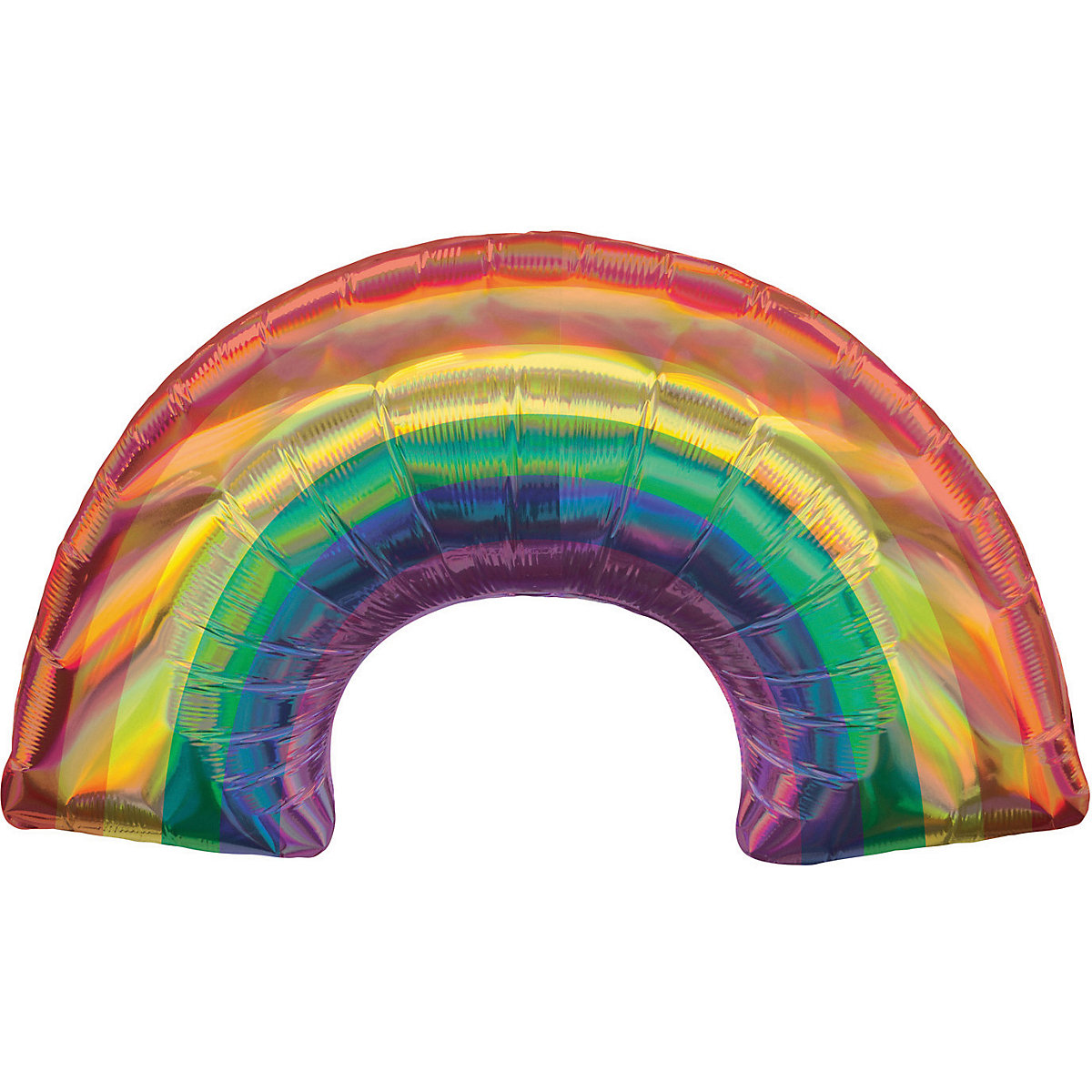 Holographic SuperShape Iridescent Rainbow Folienballon P40 verpackt 86cm x 48cm
