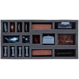 5-teiliges Feldherr Schaumstoff-Set für HeroQuest (2021): Die Spiegelmagierin - Brettspielbox
