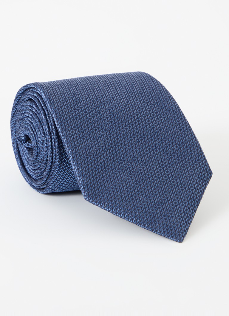 Profuomo Silk tie with micro pattern