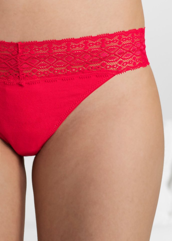 String mit Spitze (5er Pack)