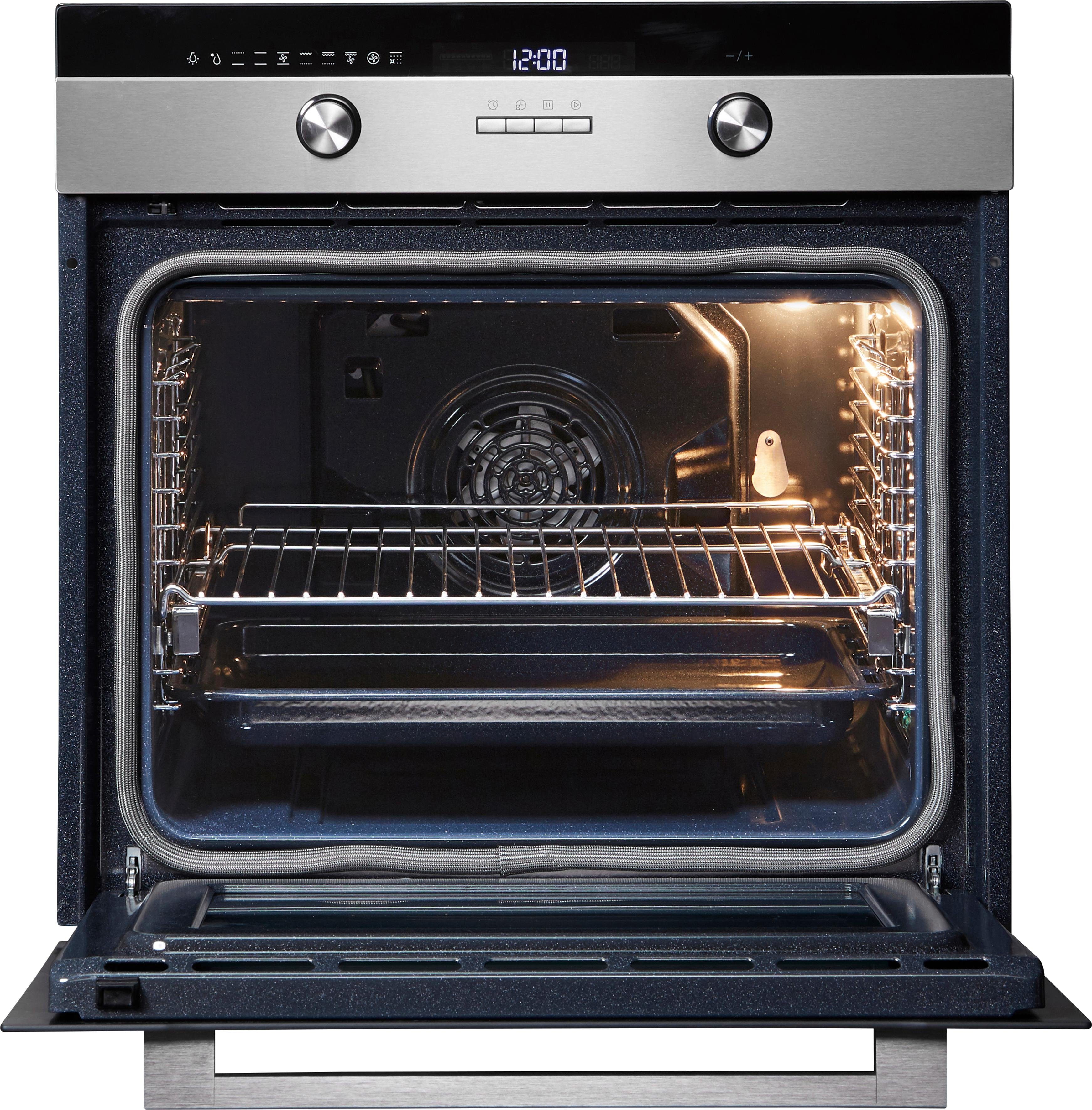 Hanseatic Pyrolyse Backofen 65P90E1-E11L000, mit 1-fach-Teleskopauszug, Pyrolyse-Selbstreinigung