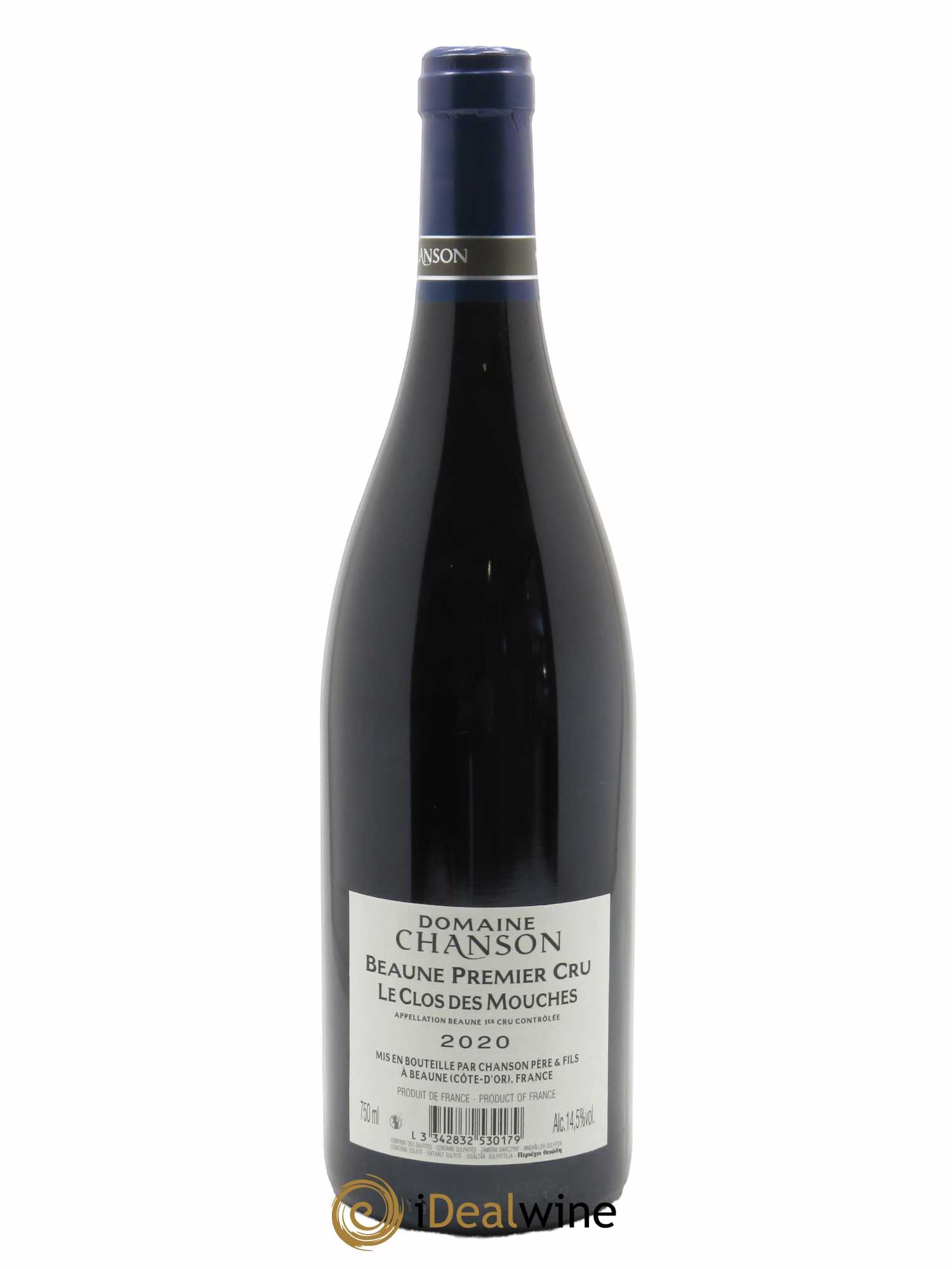 Beaune 1er Cru Clos des Mouches Chanson (Domaine)  2020 - Lot de 1 Bouteille