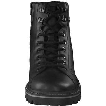 s.Oliver Schnür Boots in schwarz
