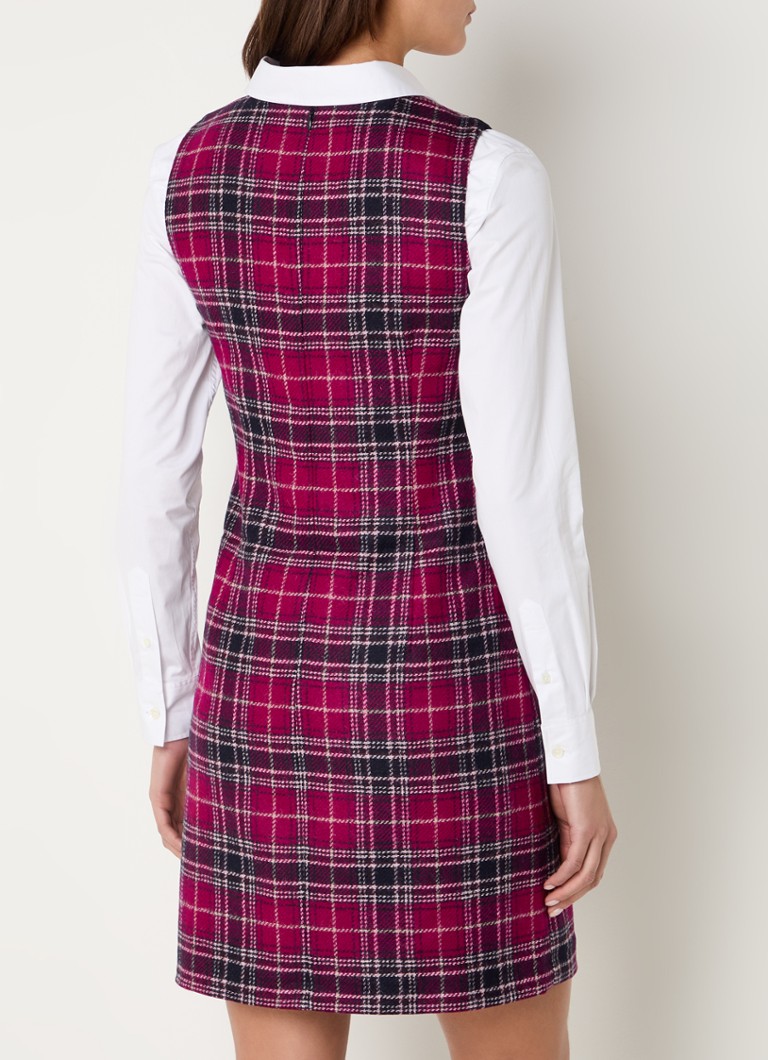 Rochie mini Hobbs Margot Check din lână