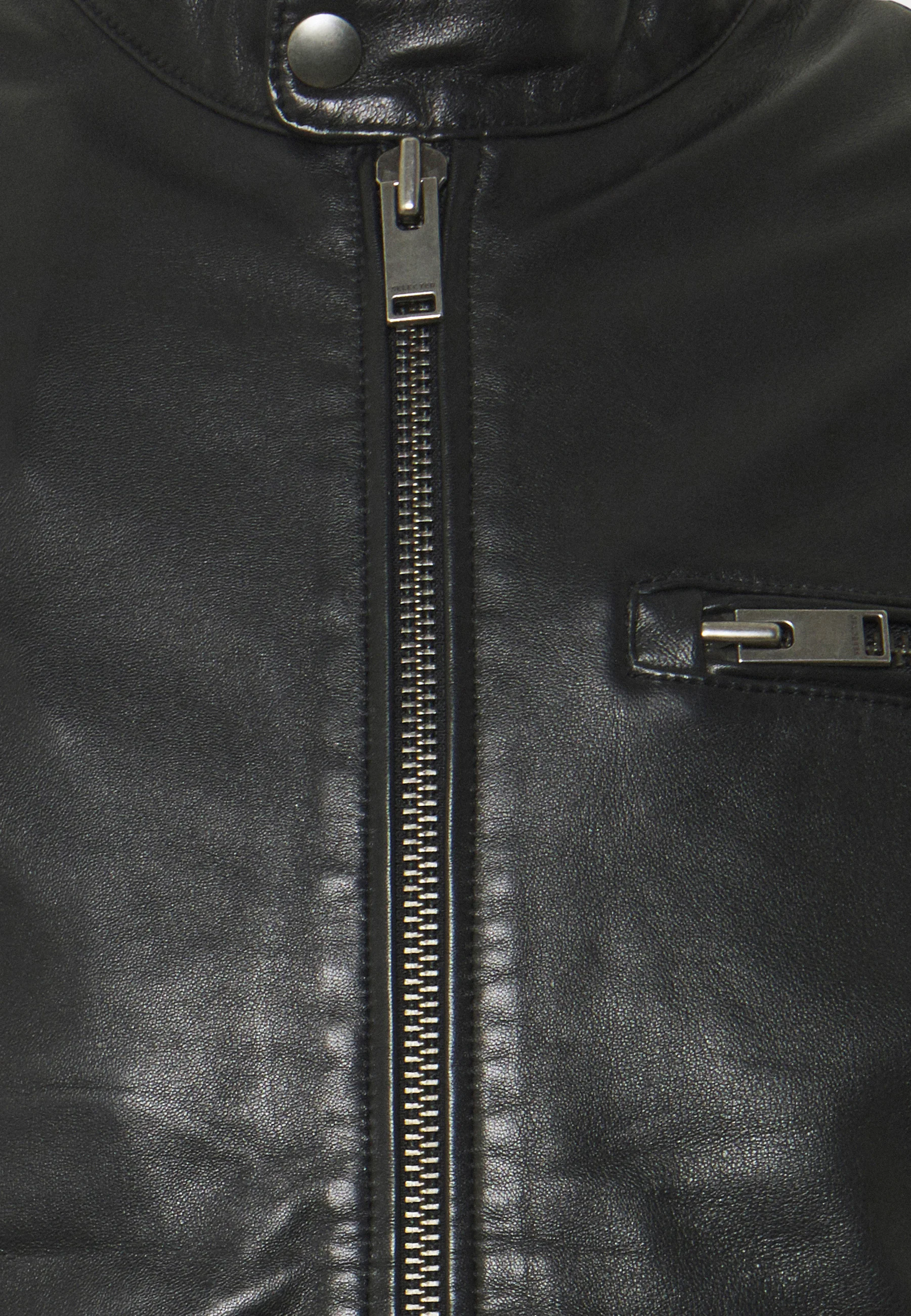 Chaqueta de cuero Selected Homme SLHICONIC CLASSIC