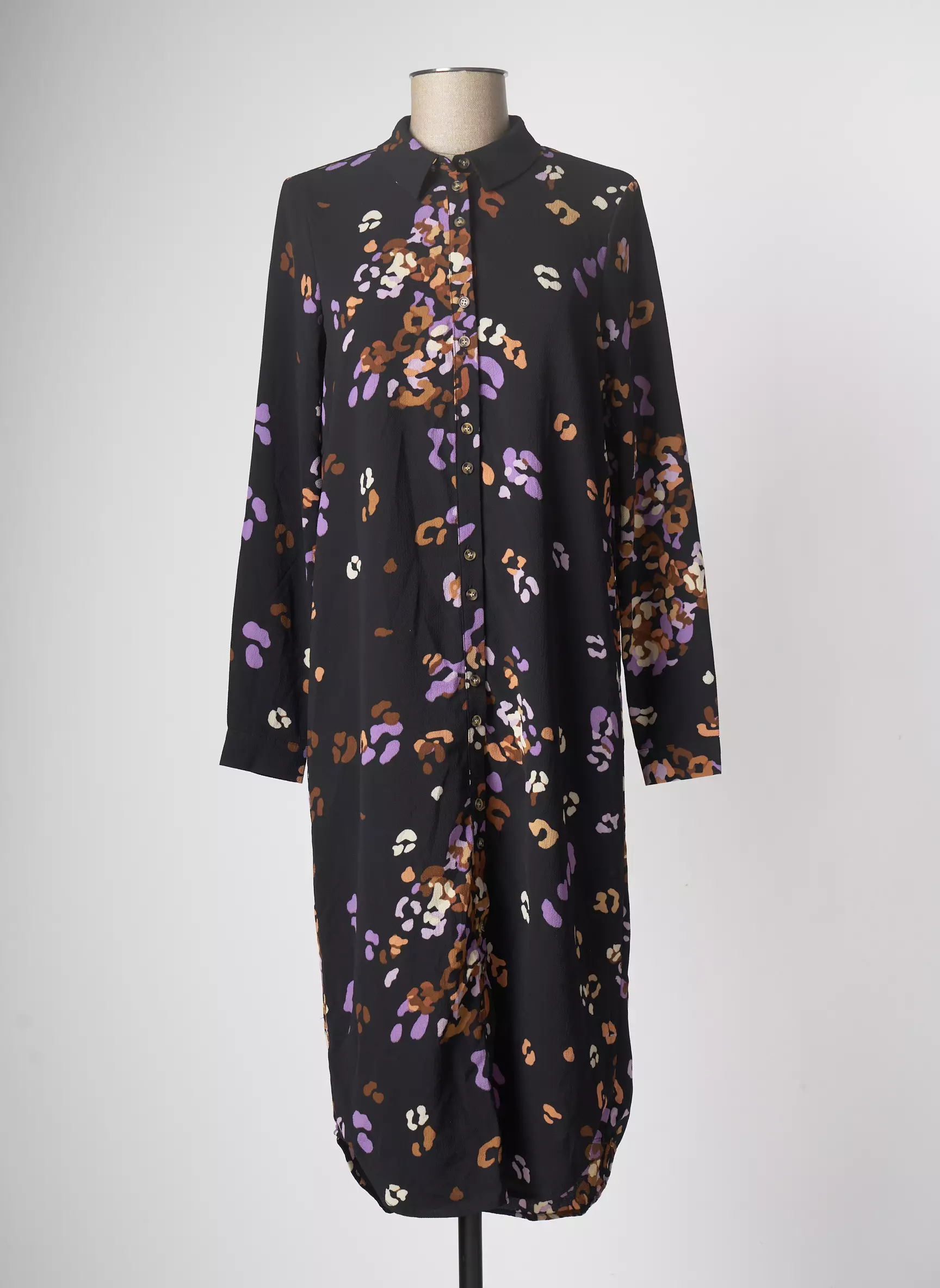 Vero Moda Robes Mi Longues Femme couleur noir