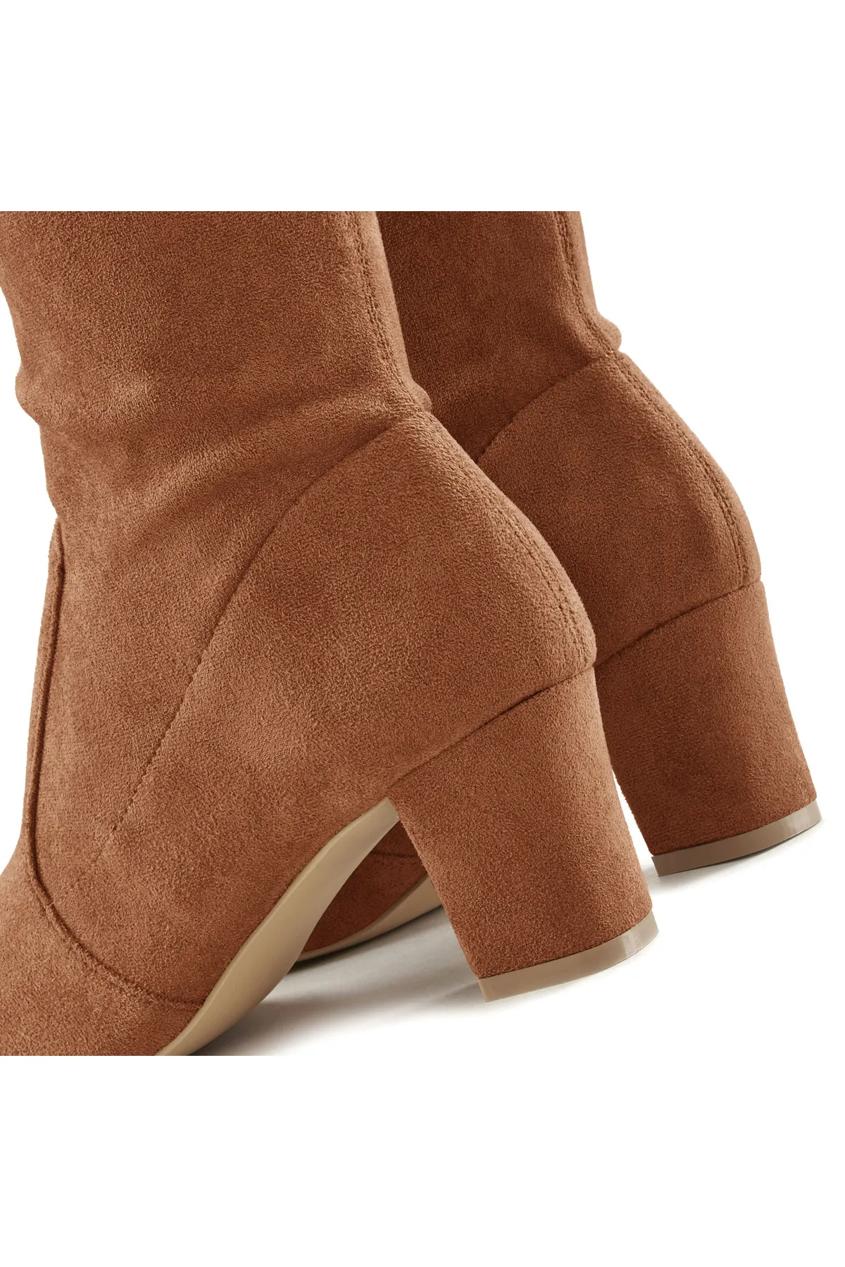 LASCANA  Stiefelette - Braun - Blockabsatz