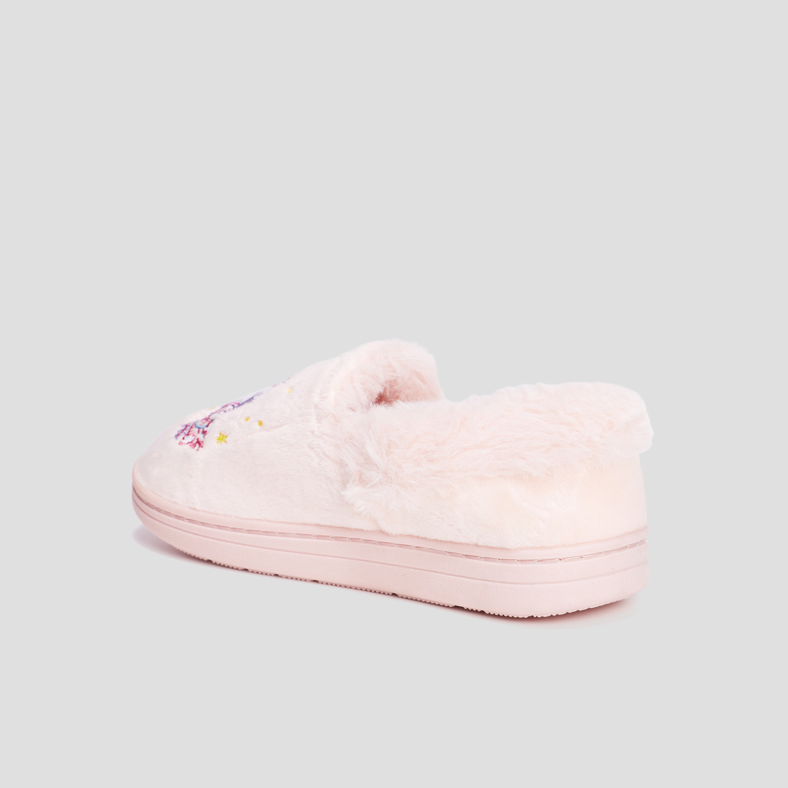 Chaussons fourrés rose fille | La Halle
