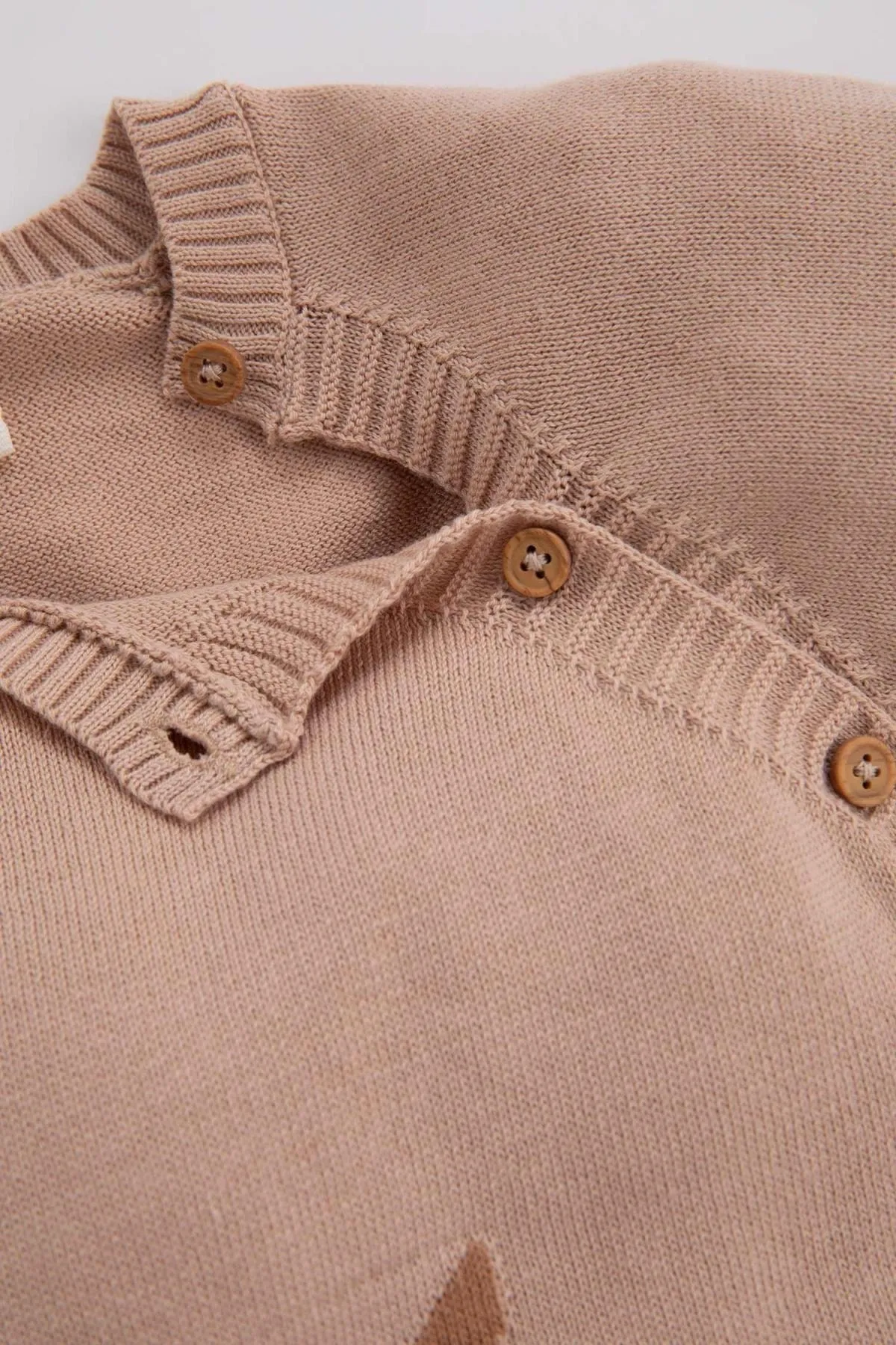 DeFacto  2er-Set aus gemustertem Baumwollstrickpullover mit Fuchsmuster für Babys und Mädchen