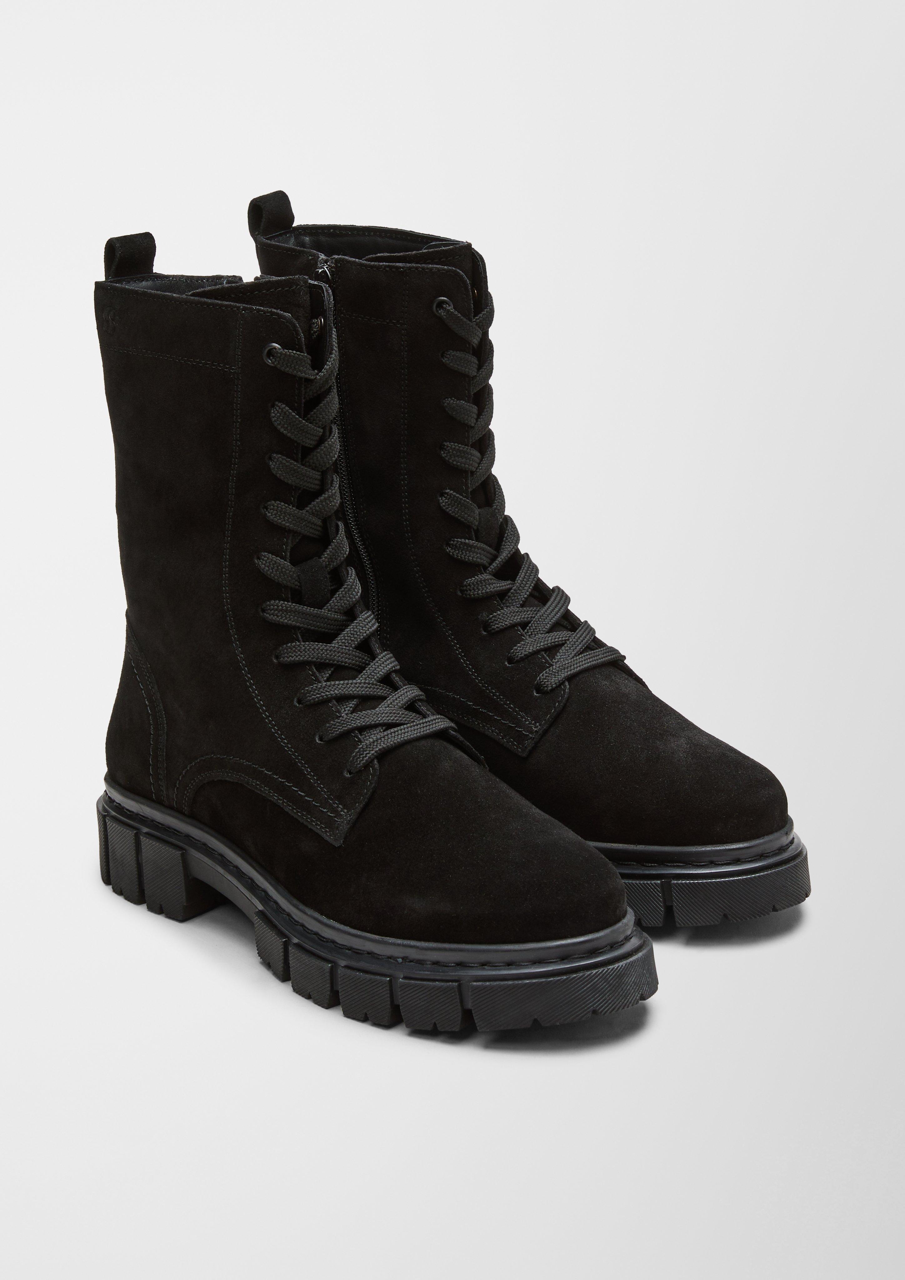 Stiefel aus Veloursleder  6006689-001