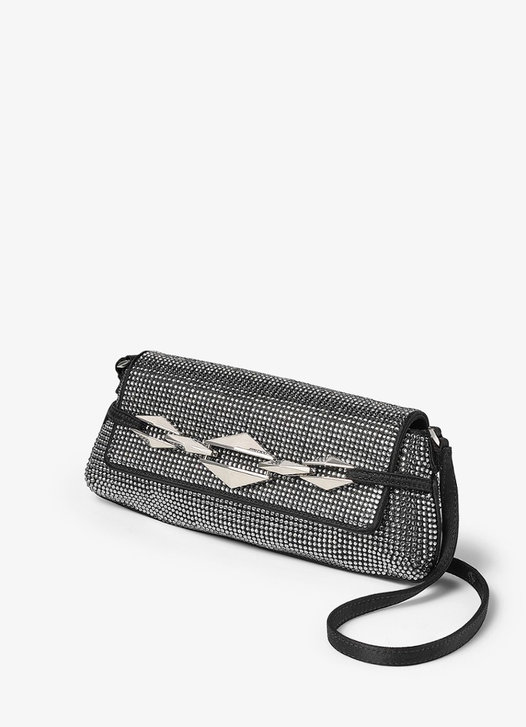 Borsa a tracolla Jimmy Choo in pelle di vitello con motivo a rombi