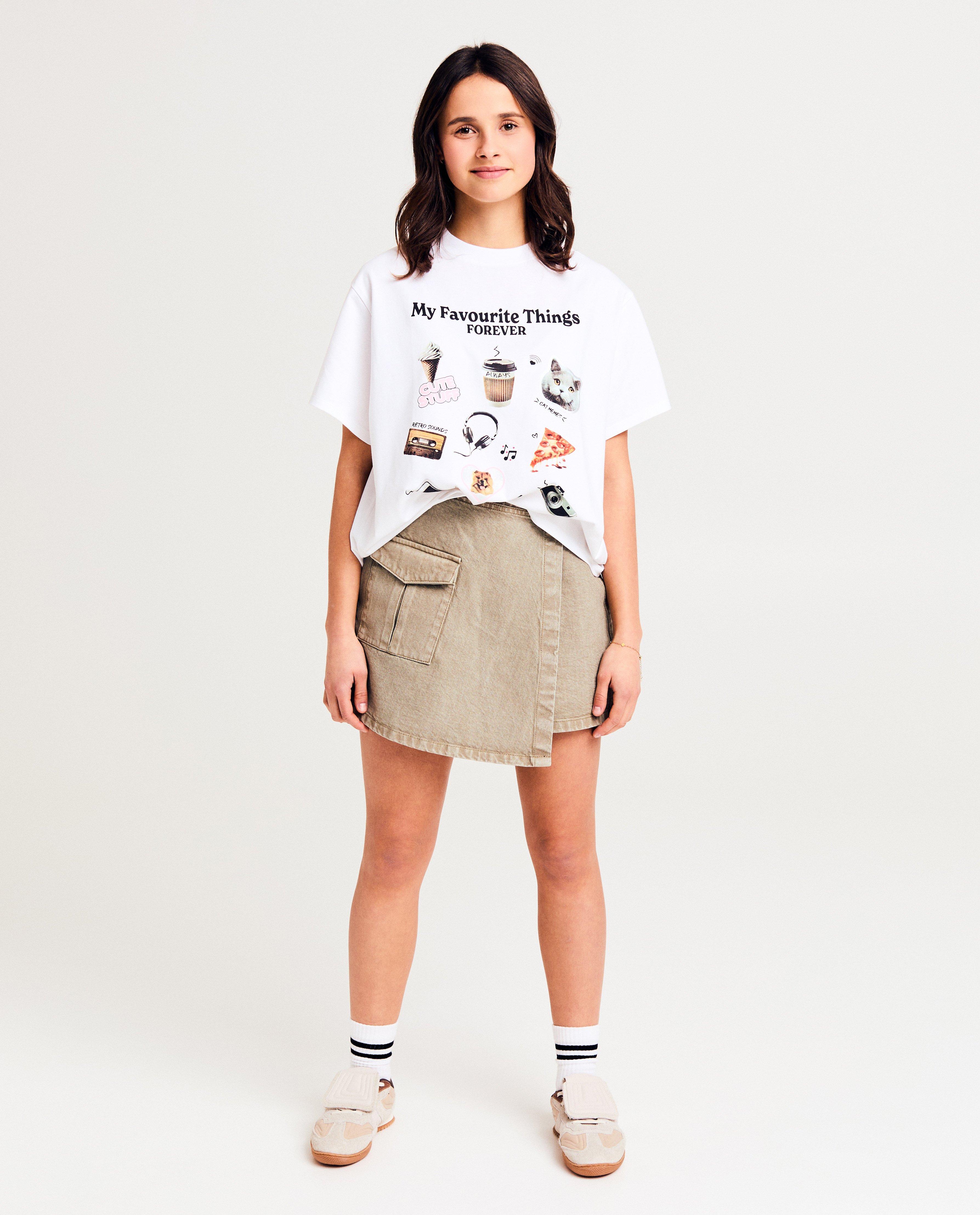 Tricou Groggy cu imprimeu alb