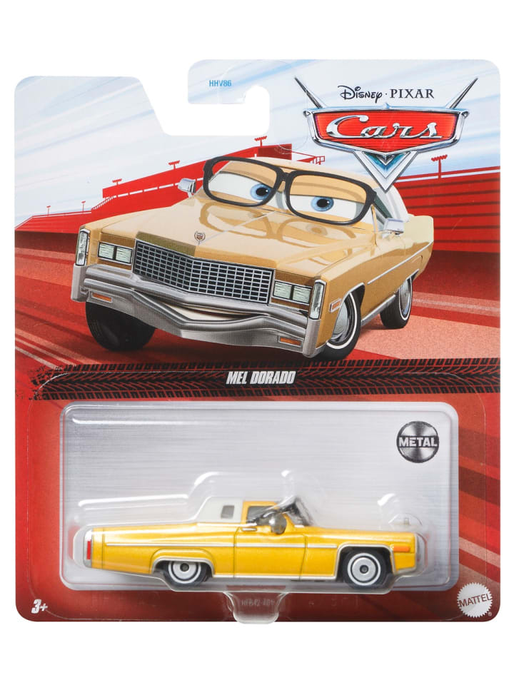 Disney Cars Fahrzeug Racing Style | Die Cast 1:55 Auto in Mel Dorado günstig kaufen onesize