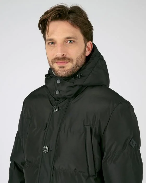 Parka à capuche multipoches matelassée et chaude Thermolactyl