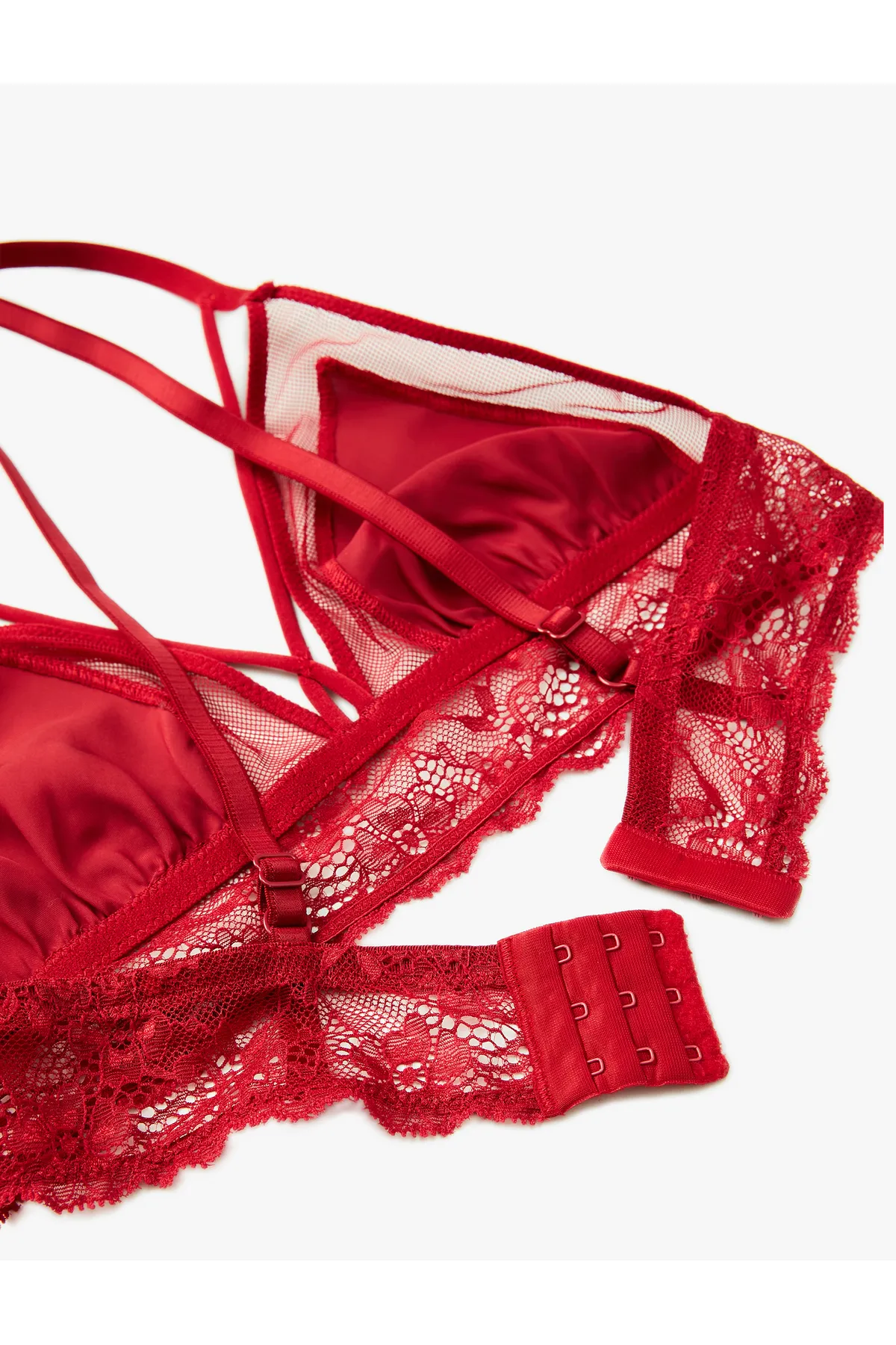 Koton  Spitzen-Bralette-BH ohne Bügel, ohne Polsterung, ohne Körbchen, mit Neujahrsmotiv