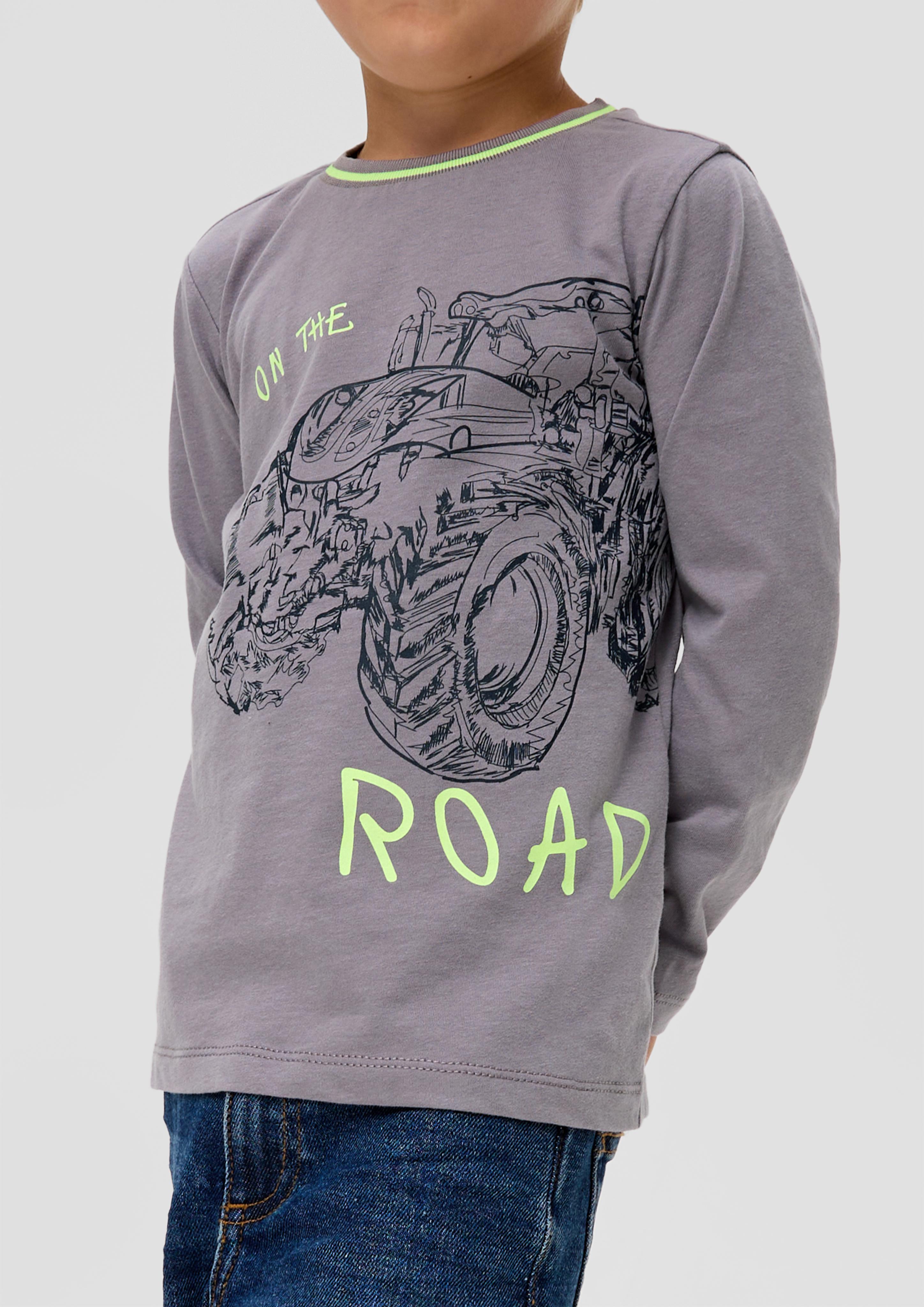 Longsleeve mit Frontprint  2140412-9206