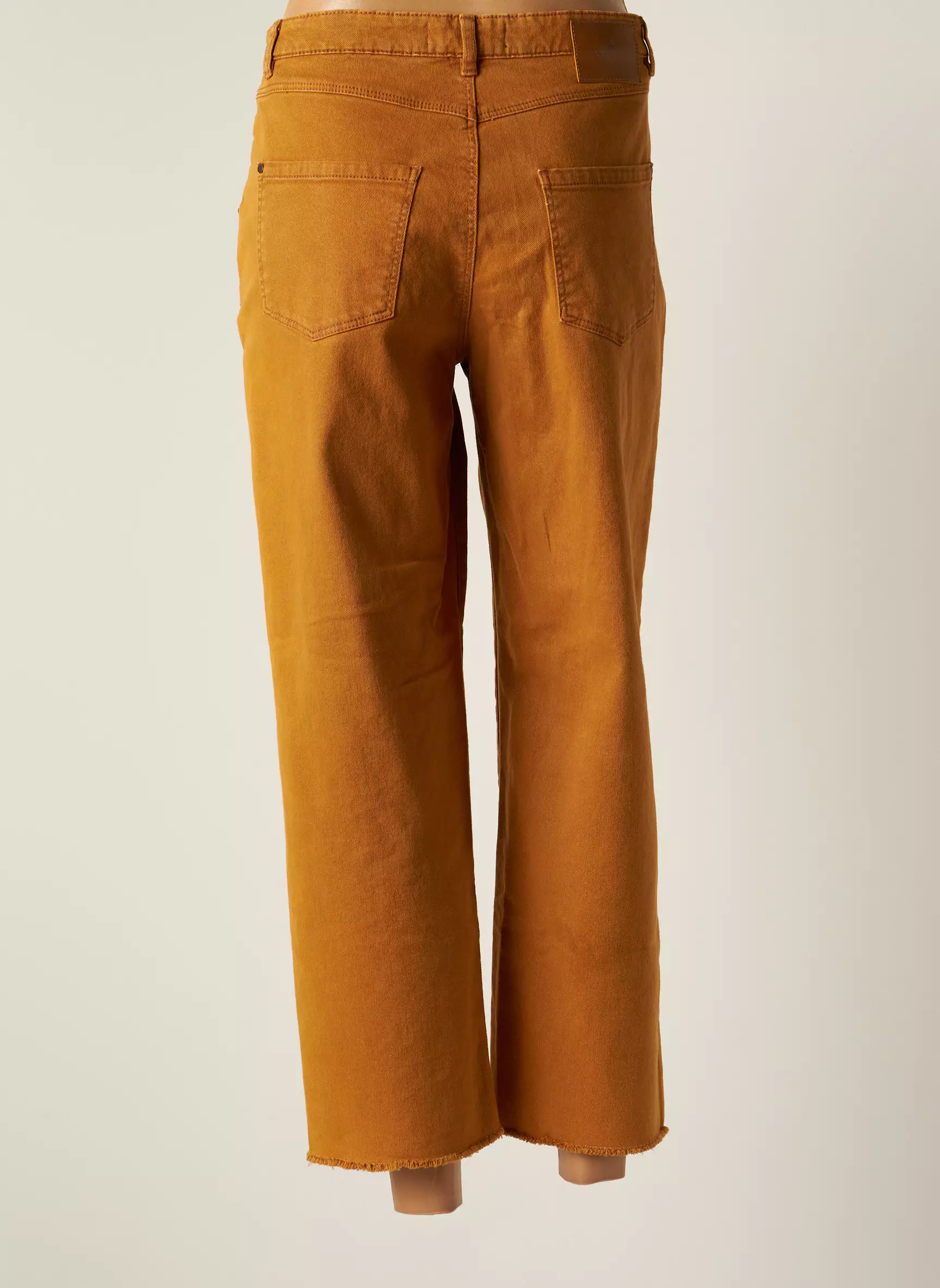One Step Pantalons Droits Femme couleur marron