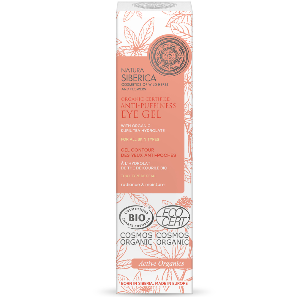 Natura Sibérica Gel Anti-Poches Tout Type de Peau Soin Contour des Yeux