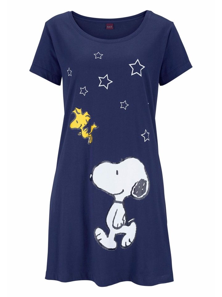 Peanuts Sleepshirt in marine günstig kaufen