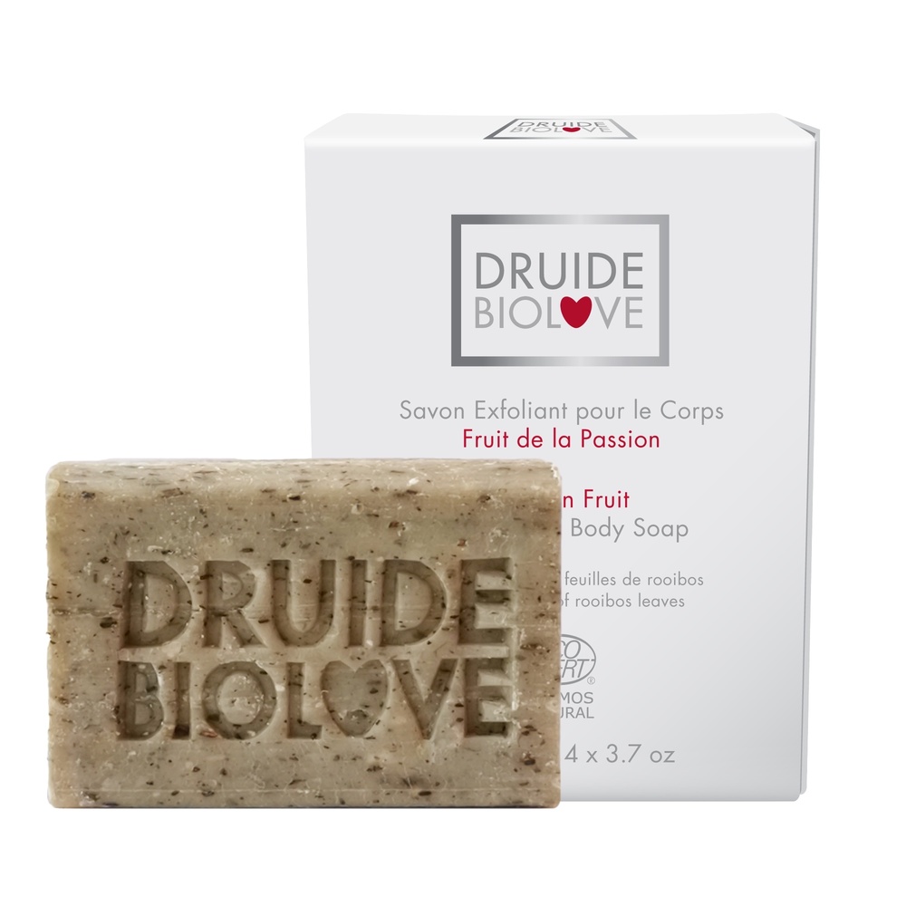 druide Savon Exfoliant pour le corps Fruit Passion Savon Exfoliant corps| Druide BioLove