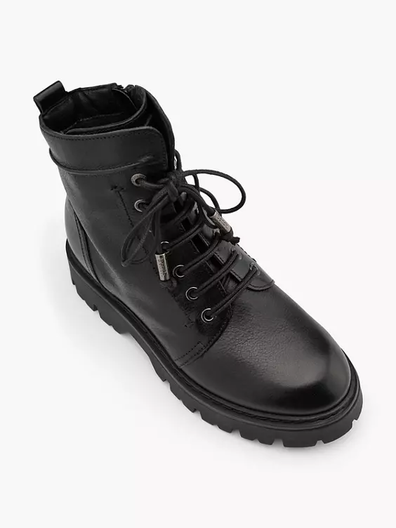 Bench Leder Schnürboots