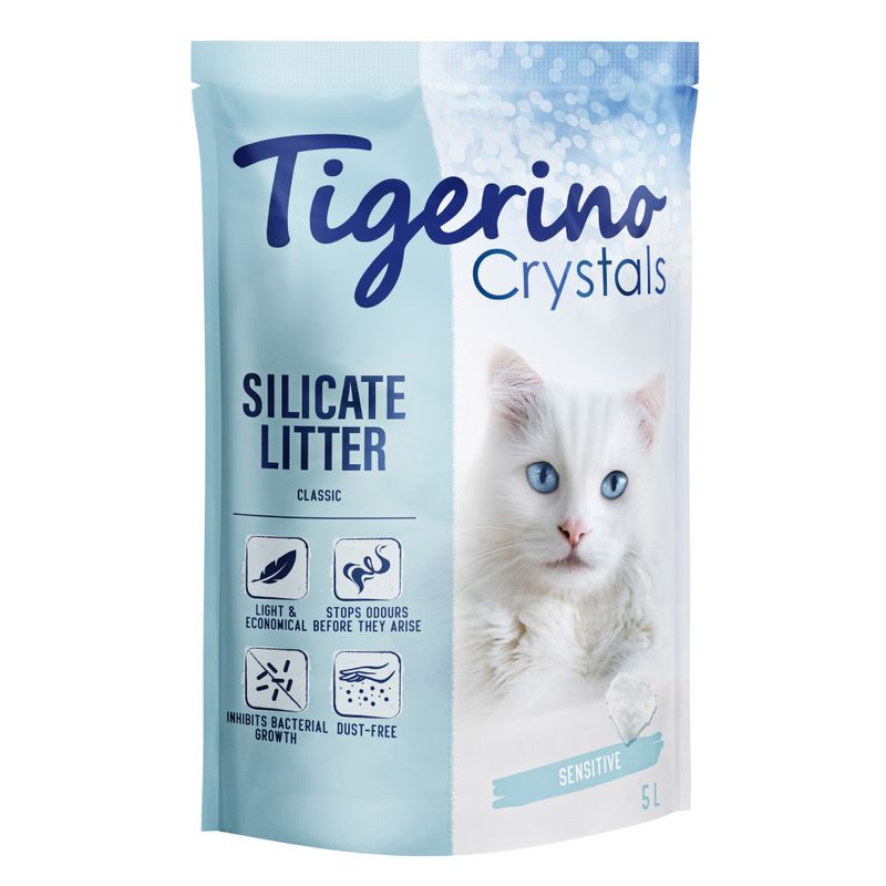 Tigerino Crystals Classic Sensitive Katzenstreu - parfümfrei