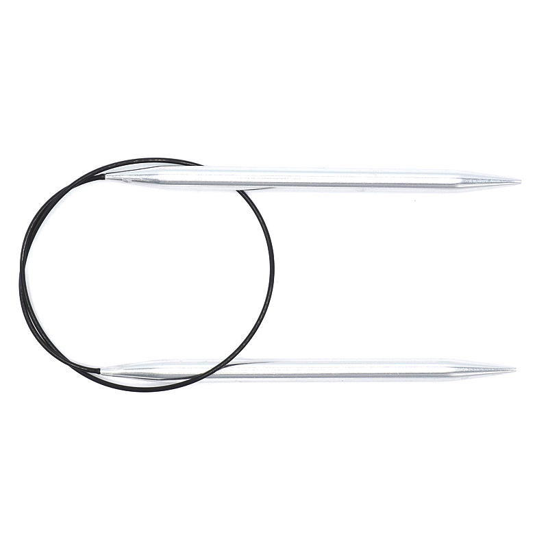 Rundpinne 60 cm 8,0 mm aluminium silver