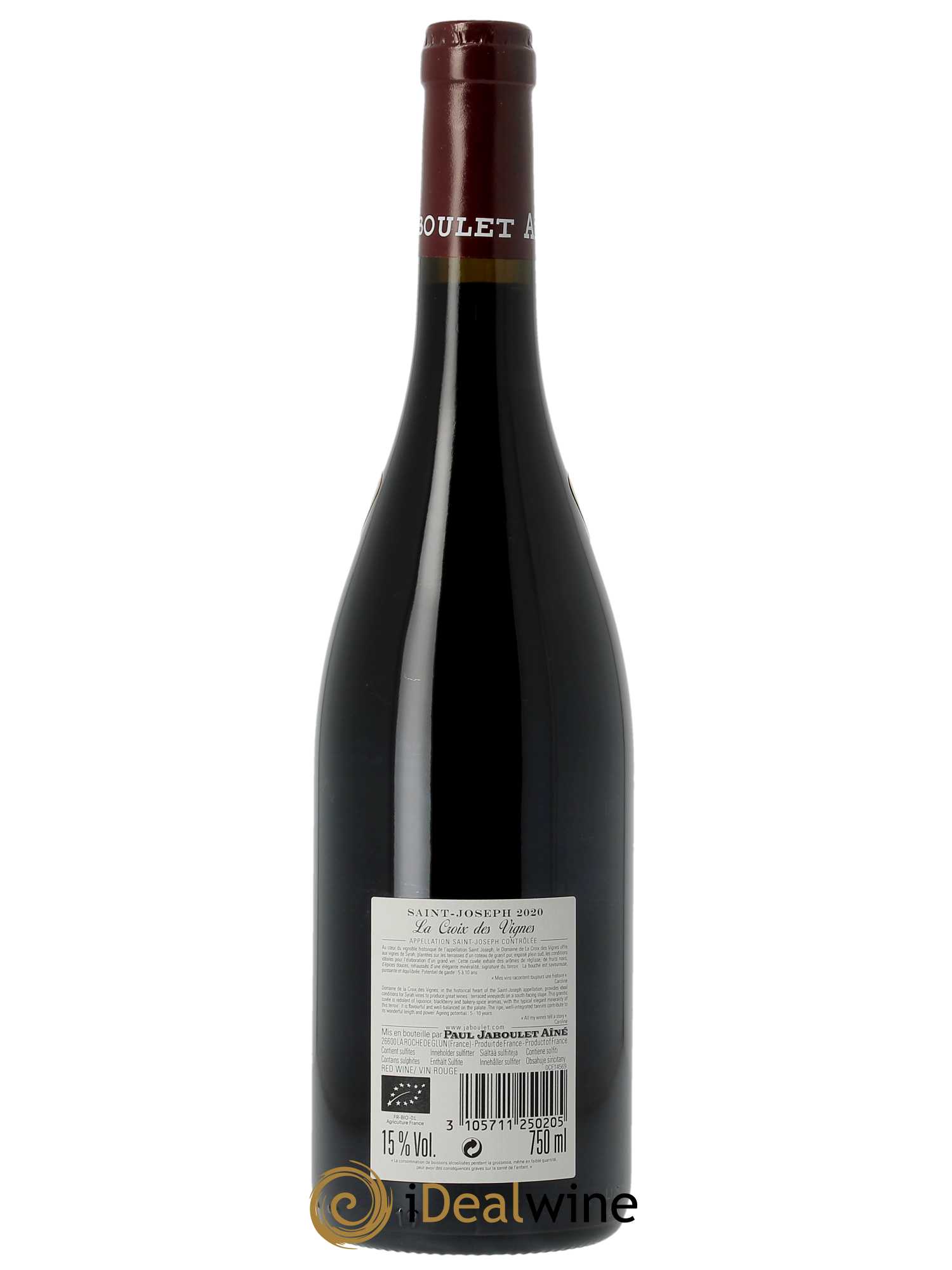 Saint-Joseph La Croix des Vignes Paul Jaboulet Ainé  2020 - Lot de 1 Bouteille