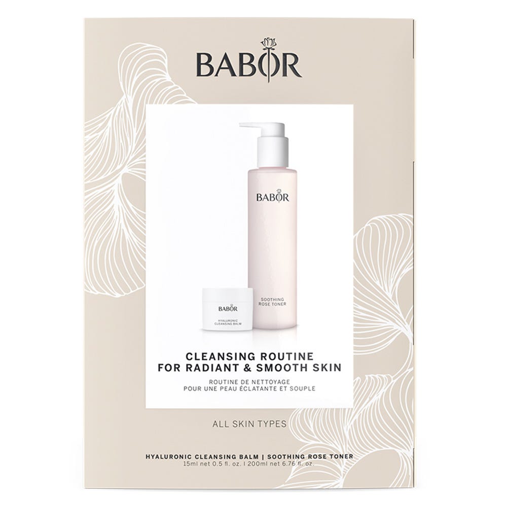 BABOR Hyaluronic Clean Balm & Soothing Rose Toner Set