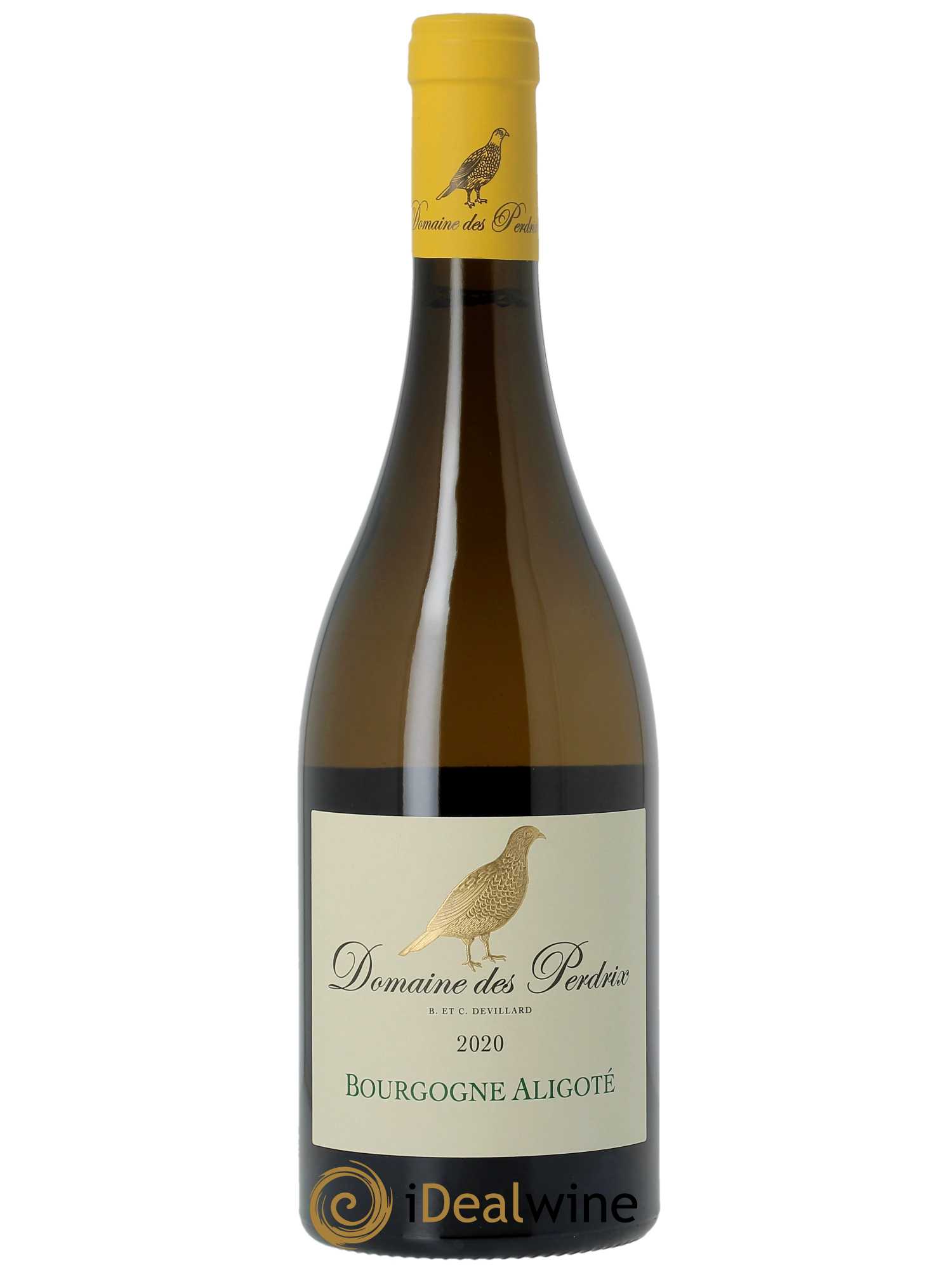Bourgogne Aligoté Perdrix (Domaine des)  2020 - Lot de 1 Bouteille