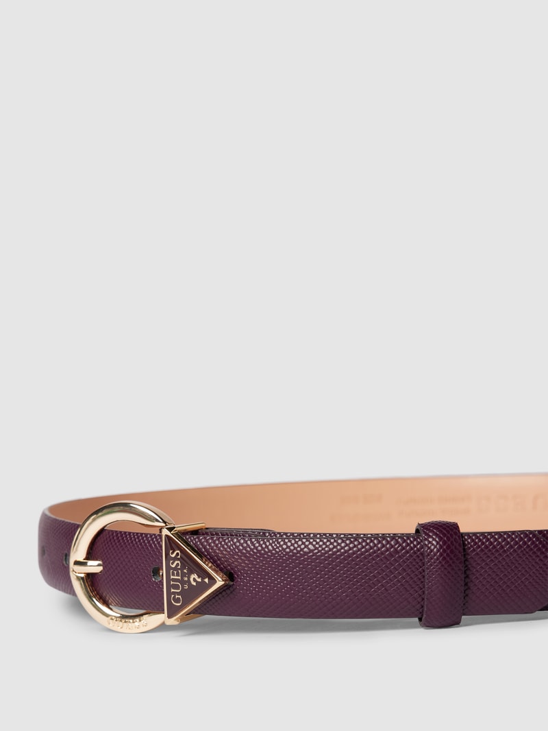 Gürtel mit Label-Details Modell 'BRYNLEE' in bordeaux rot