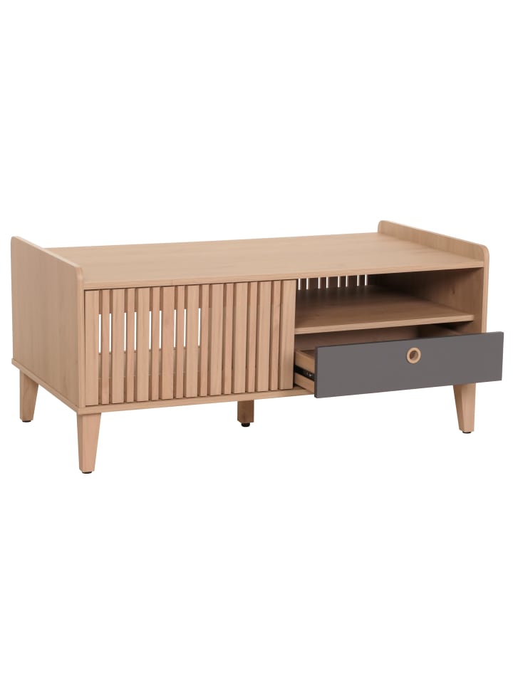 MCW Couchtisch M48, Beige, Schublade grau günstig kaufen onesize