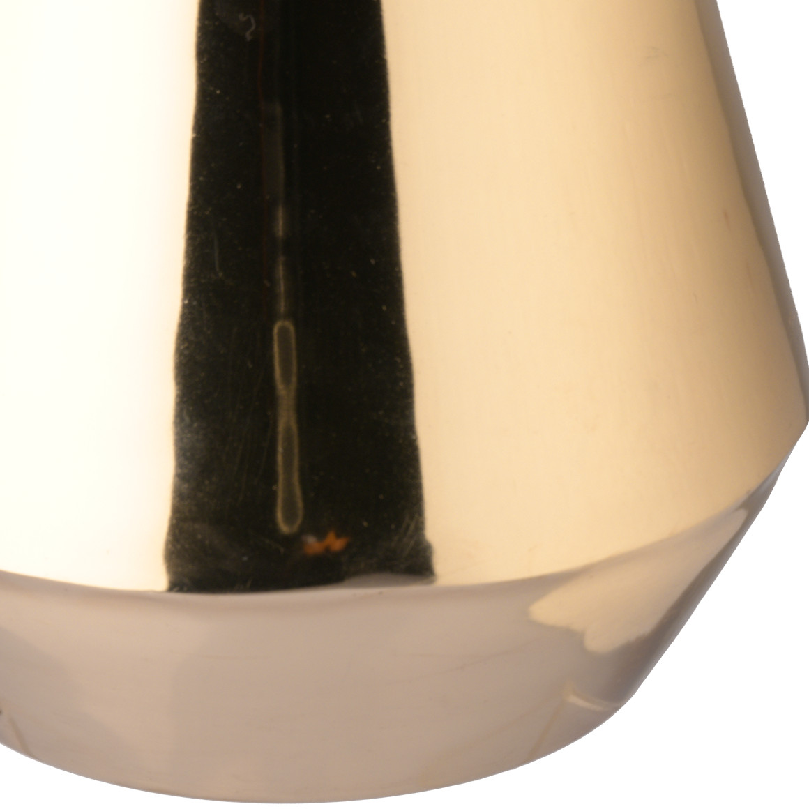 Großer Blumentopf in Gold-Optik