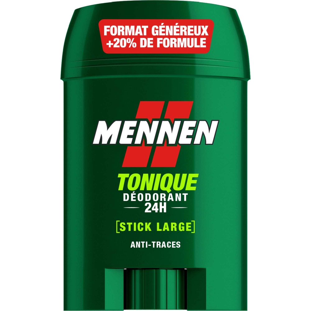 mennen TONIQUE Deodorant homme 24H stick large sans alcool anti traces