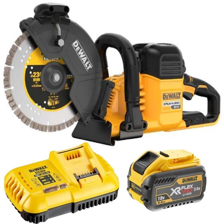 DeWalt DCS691X2-QW FlexVolt batteridrevet kappesag 230 mm 54V 9.0Ah Li-ion