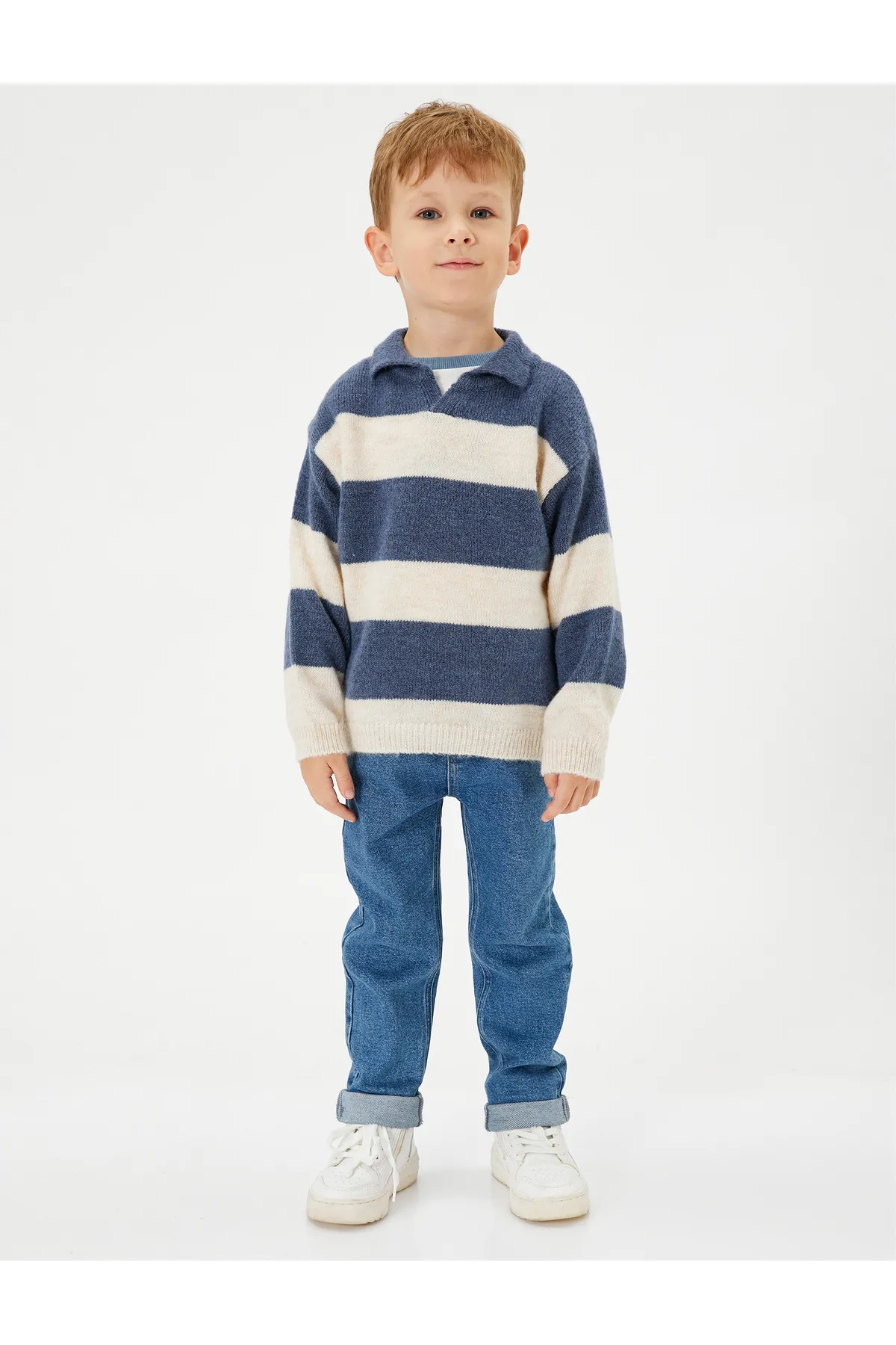 Koton  Pullover mit Rollkragen, langen Ärmeln und weicher Struktur